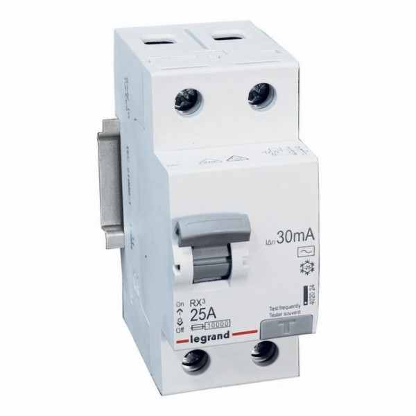 Legrand Residual Current Circuit Breaker 2P 25A 0.03A Typ...