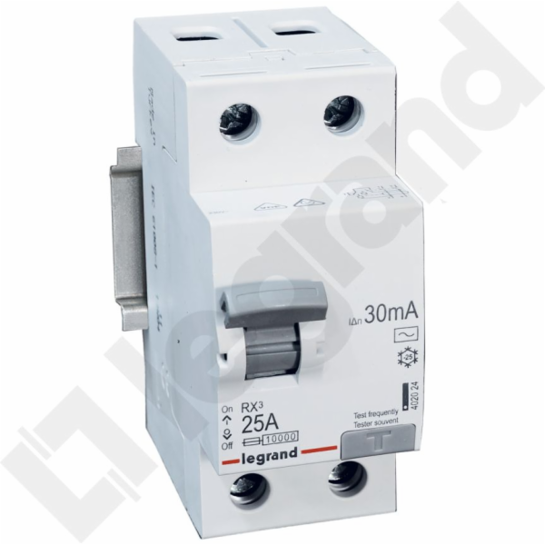 Legrand Residual Current Circuit Breaker 2P 25A 0.03A Typ...