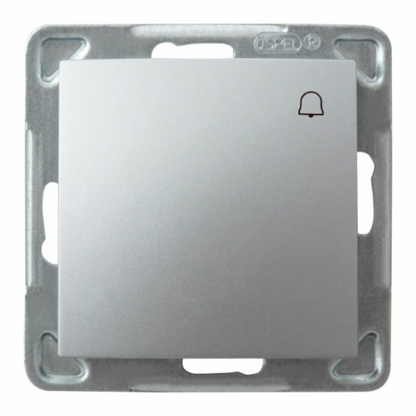 Zvonek Ospel Impression stříbrný