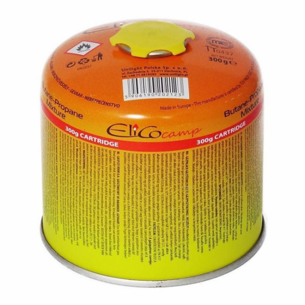 Propan-butanová plynová patrona Elico Camp 300 g