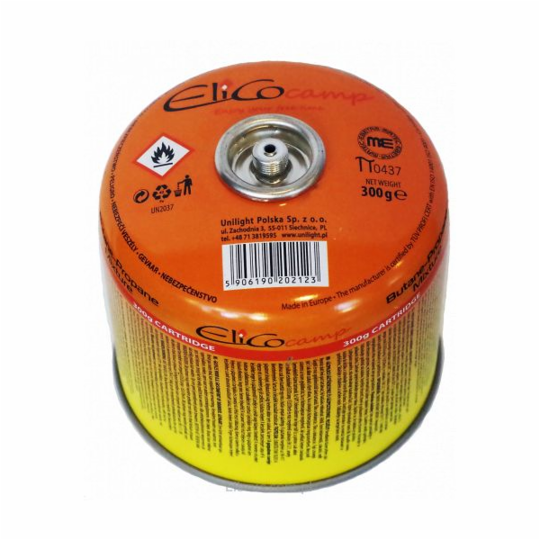 Propan-butanová plynová patrona Elico Camp 300 g