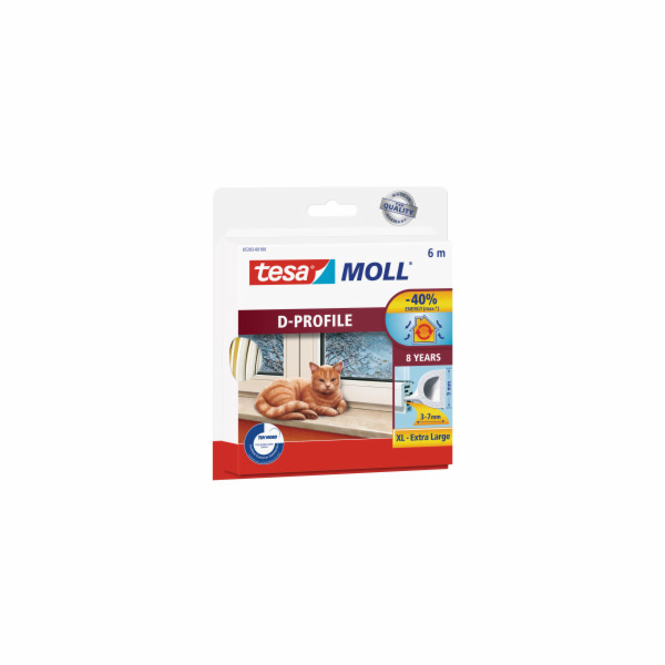 TESA GASKET WHITE D - 6m 9mm