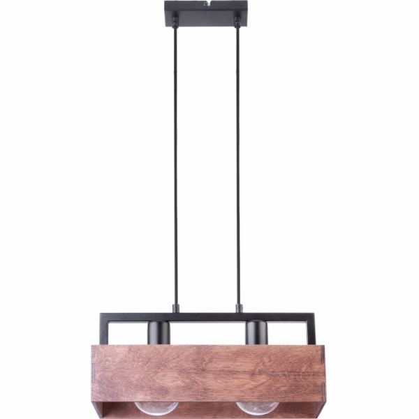 Závěsná lampa Dakota 2 x 60 W E27 hnědá