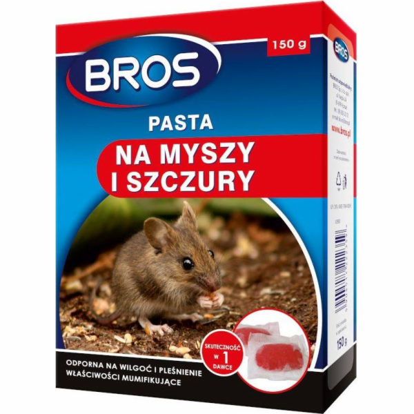 Pasta pro myši a krysy Bros 150 g