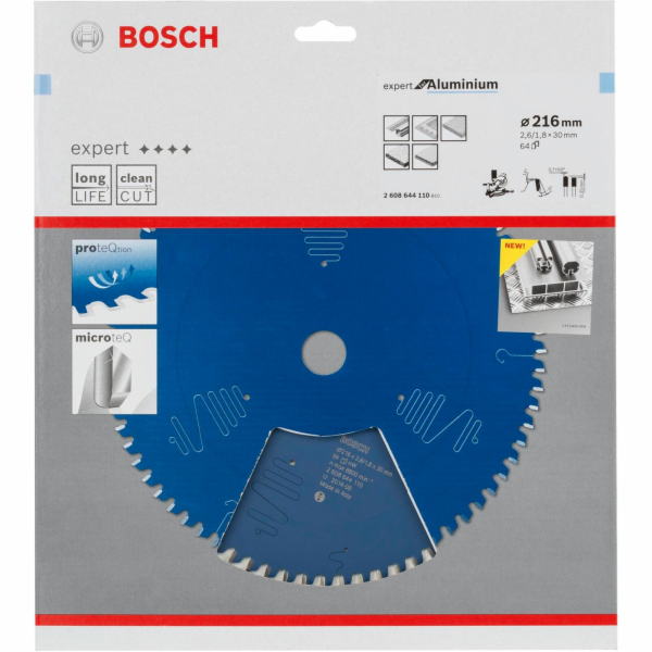 Pilový kotouč Bosch Expert na hliník, O 216mm, 64T
