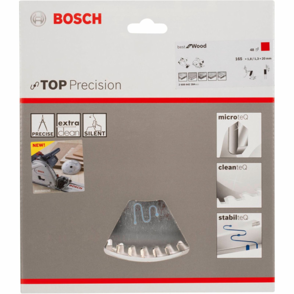 Pilový kotouč Bosch Best for Wood, O 165 mm, 48T