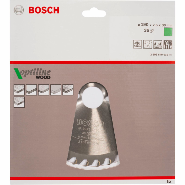 Bosch rezny kotouc OP WO H 190x30-36