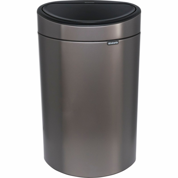 Brabantia Mülleimer Touch Bin New,recycle, 23+10 L Platinum