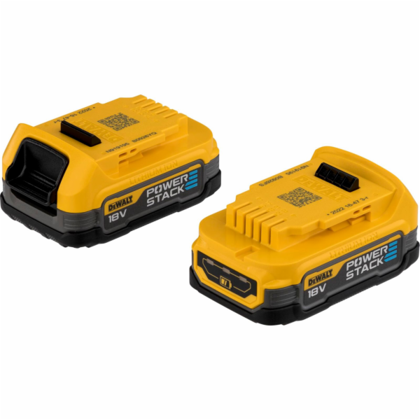 Baterie DEWALT Powerstack, 18V 2-balení 1,7Ah