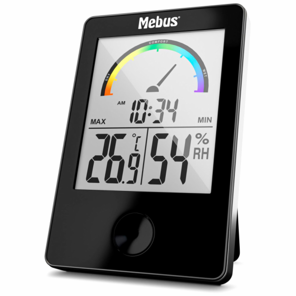 Mebus 40929 Thermo-Hygrometer        schwarz