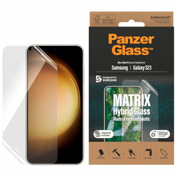 PanzerGlass Matrix Hybrid Glass for Galaxy S23