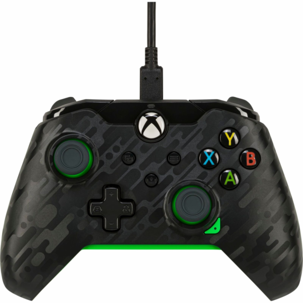 Kabelový ovladač PDP - Neon Carbon, Gamepad