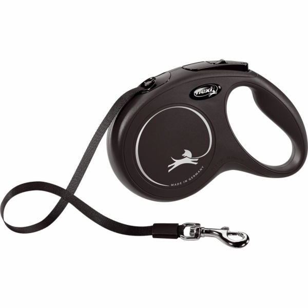 Flexi Vodítko New Classic M pásek 5m/25kg černá