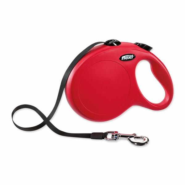 Automatické vodítko Flexi Classic Tape L, červené, 8m