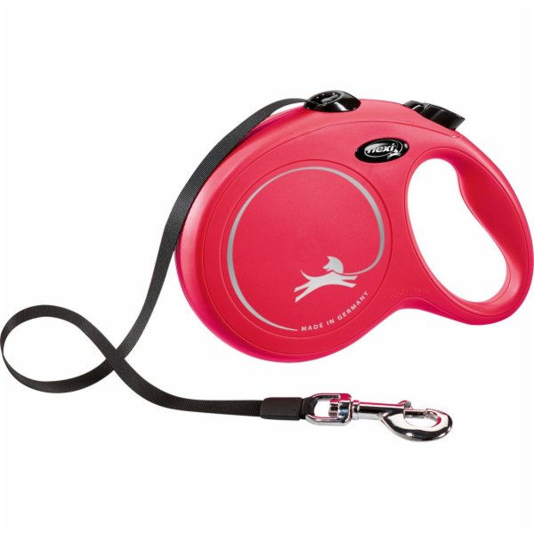 Automatické vodítko Flexi Classic Tape L, červené, 8m