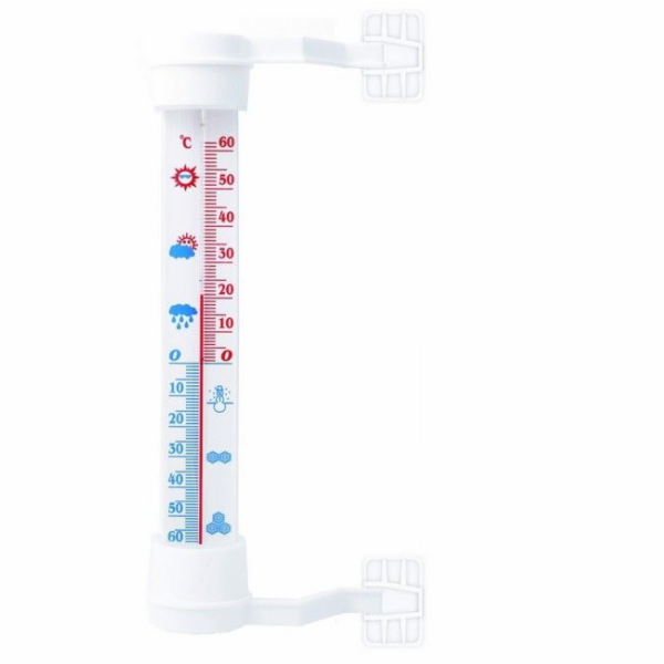 Terdens 0433 velký okenní teploměr pro PVC