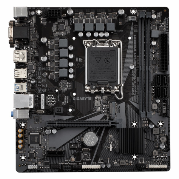 GIGABYTE MB Sc LGA1700 H610M S2H V2 DDR4, Intel H610, 2xD...