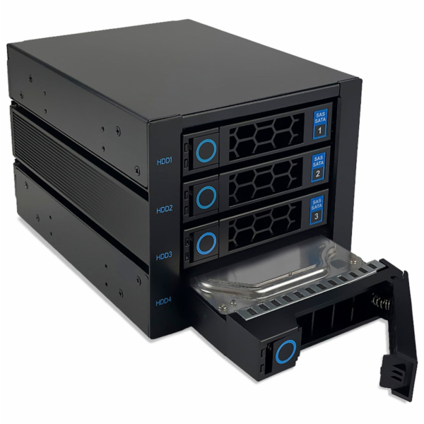 FANTEC WR-C3141-12G Backplane für 4x 3,5/2,5 HDD/SSD