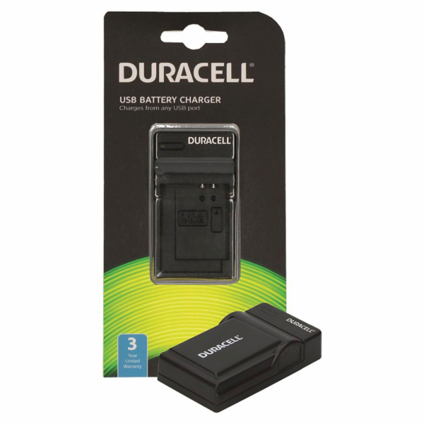 Duracell Ladegerät mit USB Kabel für DRNEL14/EN-EL14