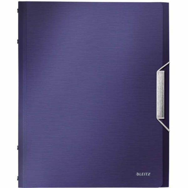 Třídicí kniha Leitz STYLE, 12ti dílná, titanově modrá