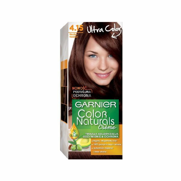 Barvící krém Garnier Color Naturals č. 4.15 Mrazivý kaštan