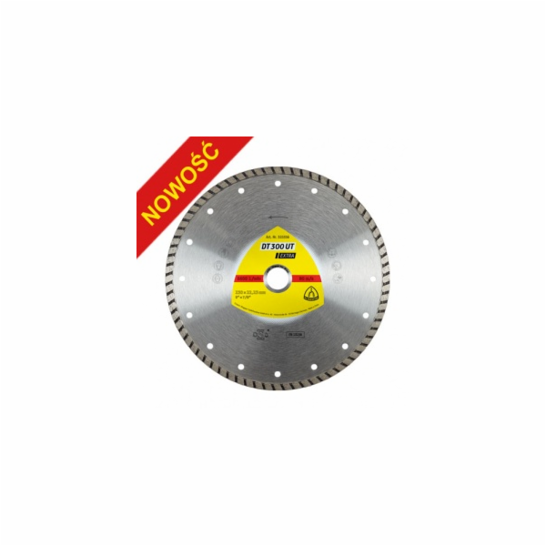 Diamantový řezací kotouč KLINGSPOR Turbo DT 300UT 125 mm ...