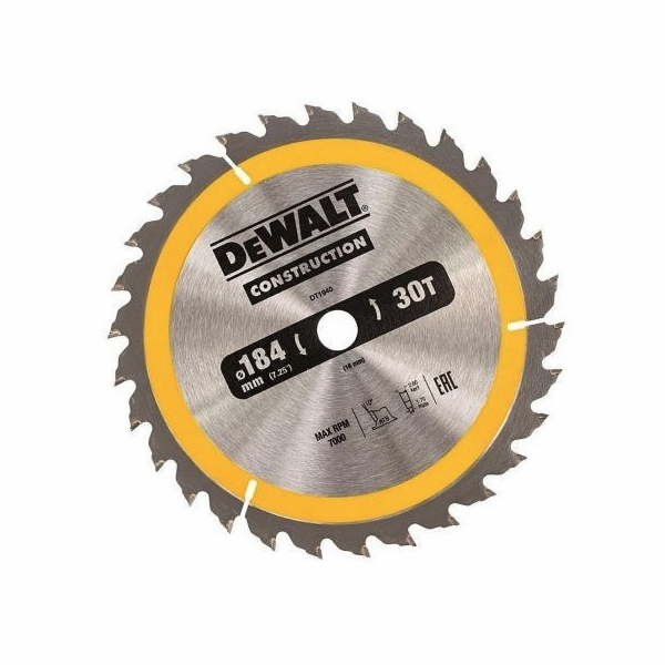 Dewalt kotoučová pila 184x16mmx30z - DT1940-QZ