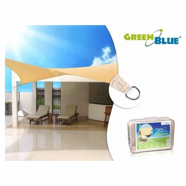 Zahradní plachta UV GB504 4m, krémová čtvercová