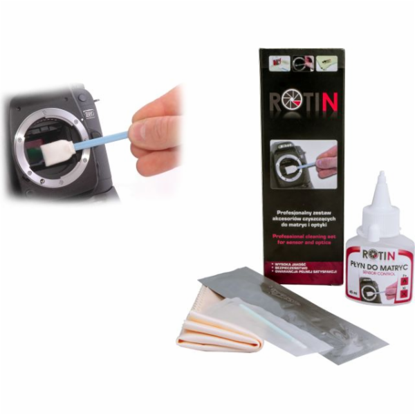 Rotin Čistící sada B liquid + hadřík + špachtle na matric...