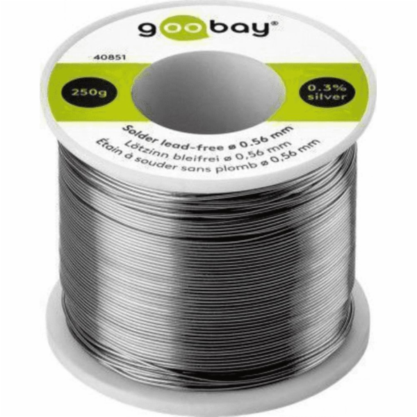 Goobay bezolovnatý pájecí cín 0,56 mm 250 g (40851)