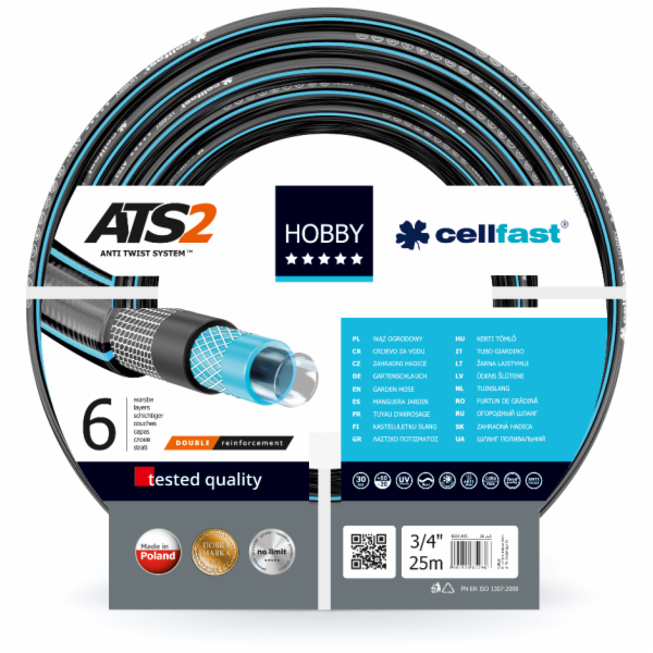 Cellfast zahradní hadice Hobby 3/4 25m (16-220)