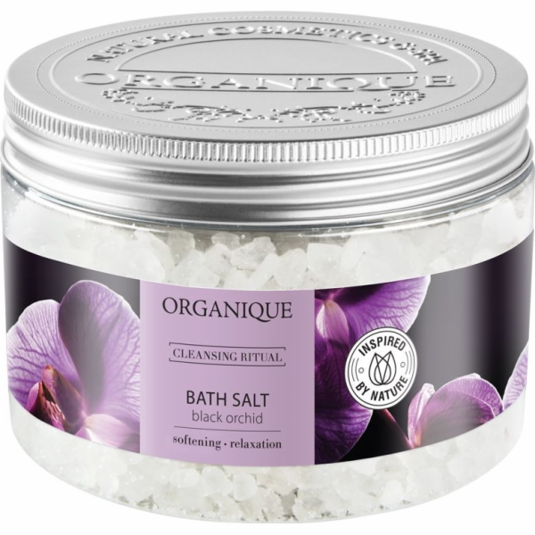 Organique ORGANIQUE Černá orchidejová sůl do koupele 600g