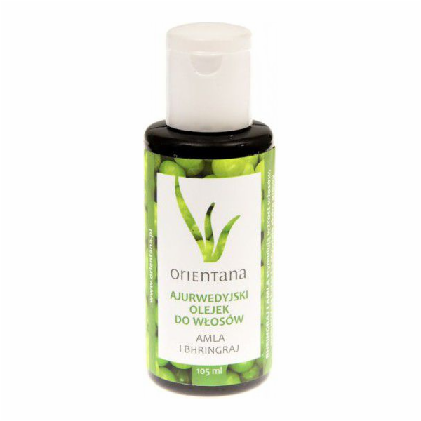 Orientana Ájurvédský vlasový olej AMLA &amp; BHRINGRAJ 105ml