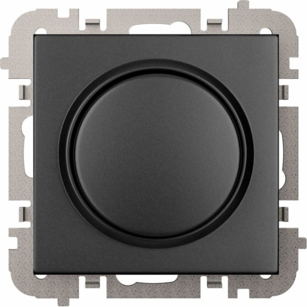 VESTRA ROTARY LED DIMMER FRAMELESS FLUSH-MOUNTED BLACK
