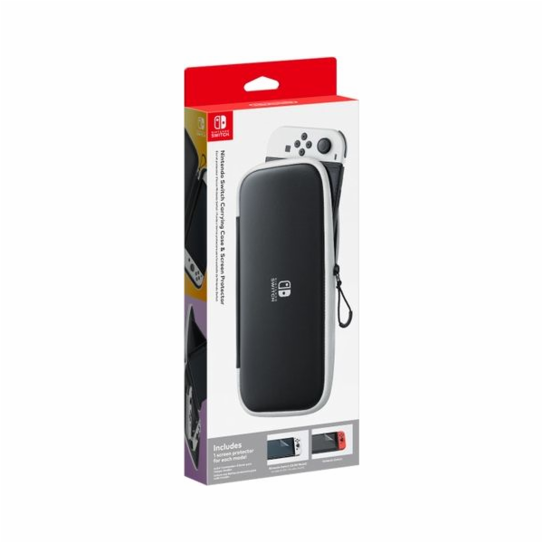 Pouzdro Nintendo Switch černé + ochranná fólie