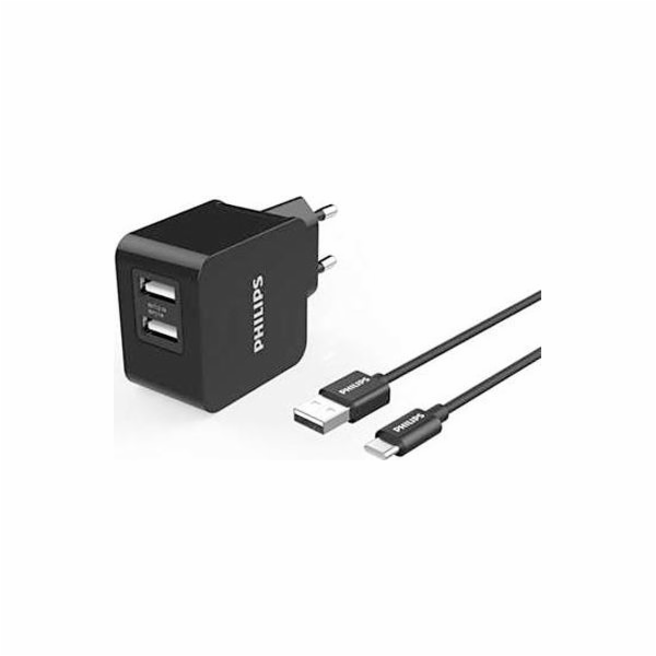 Philips 2x USB-A 3A nabíječka (28689)