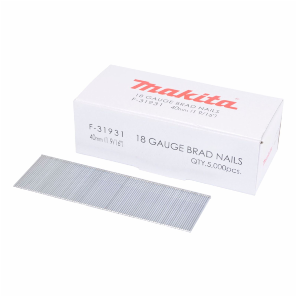 Makita F-31931 Gauge Brad Nails 40mm