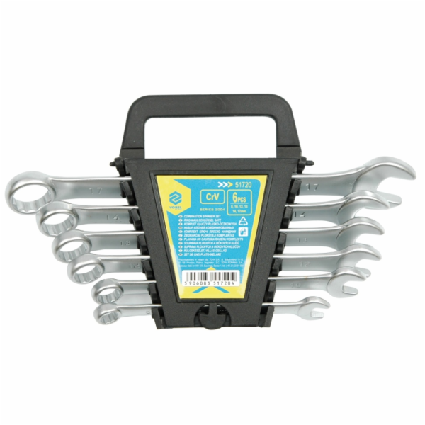 Klíč očkoplochý sada 6-19mm 8ks TOYA