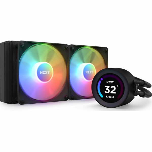NZXT vodní chladič Kraken 240 ELITE RGB / 2x120mm RGB fan...