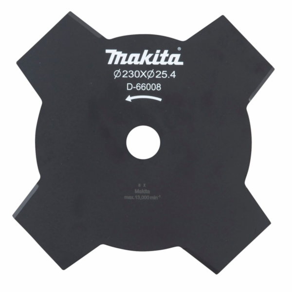 Nárazový nůž Makita 4zubý 230 x 25,4mm, náhradní nůž