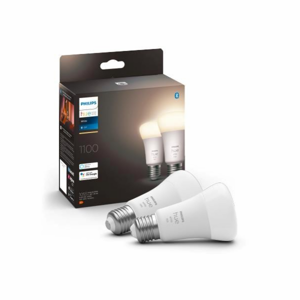 PHILIPS Hue White 9.5W 1100 E27 2ks