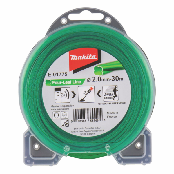 Makita E-01775   Mowing String Four Leaf 2,0mmx30m