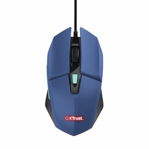 TRUST myš GXT 109B FELOX Gaming Mouse, optická, USB, modrá