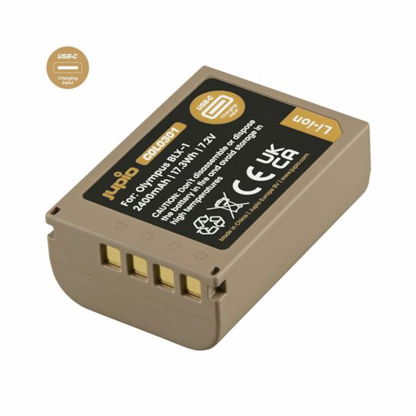 Baterie Jupio BLX-1 / BLX1 *ULTRA C*  2400mAh s USB-C vst...