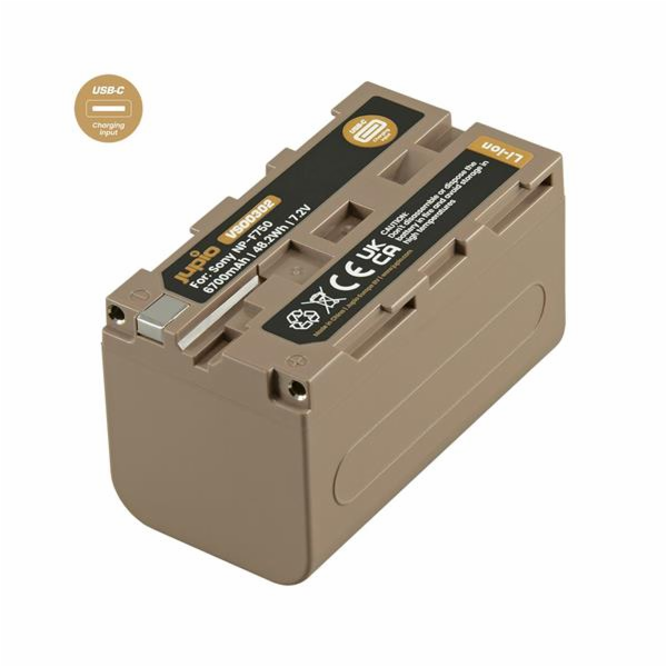 Baterie Jupio NP-F750 *ULTRA C* 6700mAh s USB-C vstupem p...
