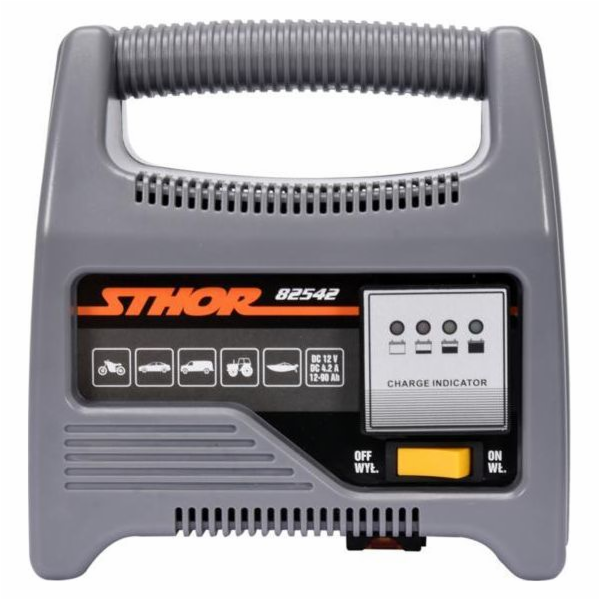 Usměrňovač, Sthor 12 V 6 A, 90 Ah
