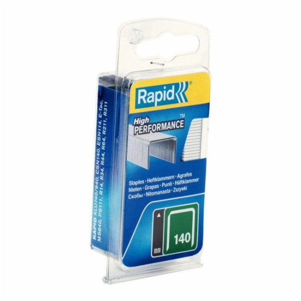 Sponky Rapid 40109517, 10,6x14, mm, typ 140, 648 ks.