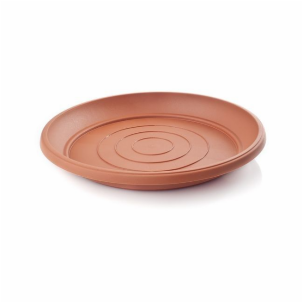 Zalévací talíř Prosperplast Terra nova POD25, hnědý, 25 cm