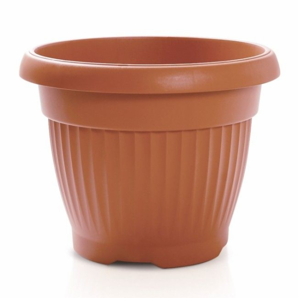 Hrnec Prosperplast Terra Nova DCE30, O 30 cm, hnědý