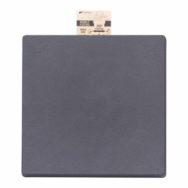 Podložka pod květináče Prosperplast IPMS400, šedá, 40 cm